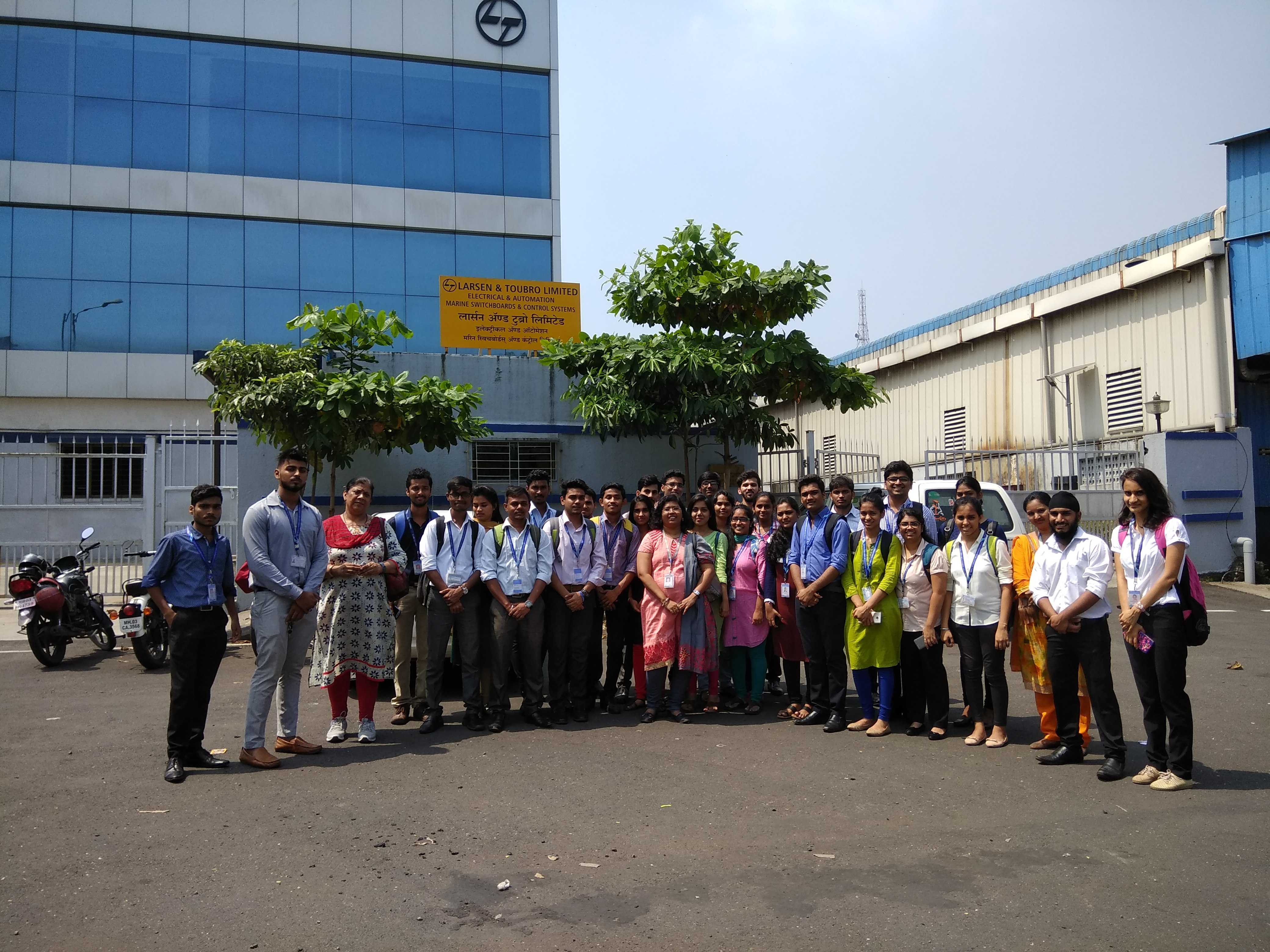 Industrial Visit at L&T Marine, Rabale
